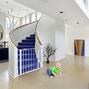 Adjustable safety gate for stairs and doorways, 75 to 85cm