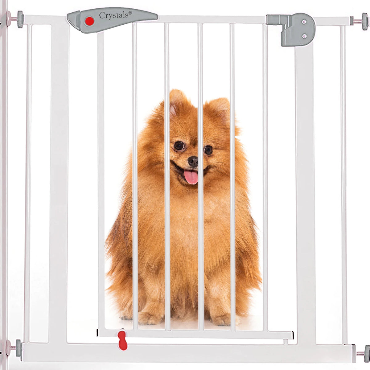 Adjustable safety gate for stairs and doorways, 75 to 85cm