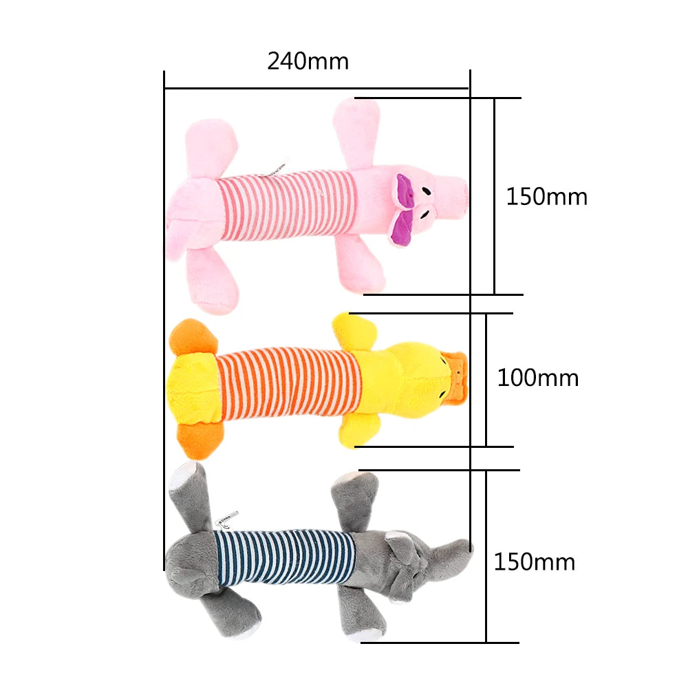 Squeaky Plush Pet Toys - GoPoofy