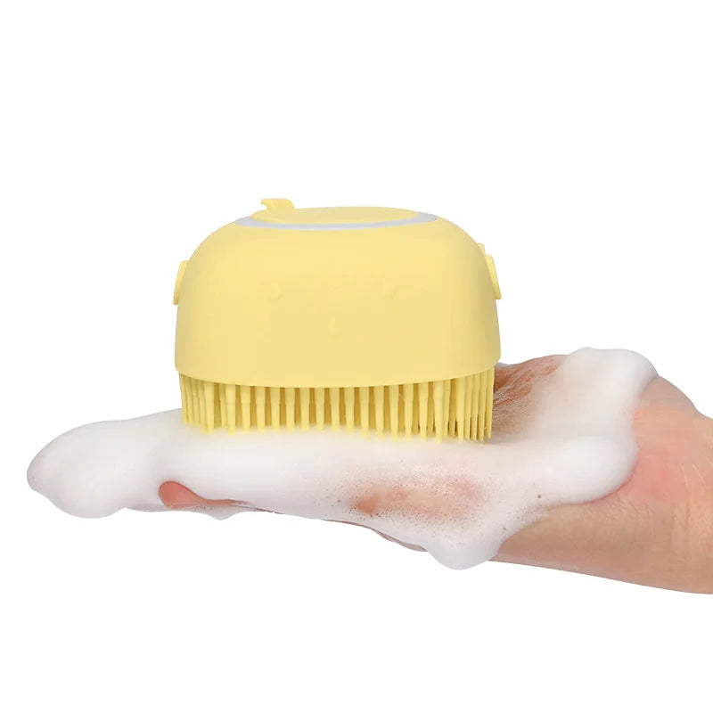 PawSpa: Silicone Bath Massage Gloves - GoPoofy
