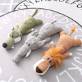 Plush squeaky chew toy for small dogs, supports teeth grinding