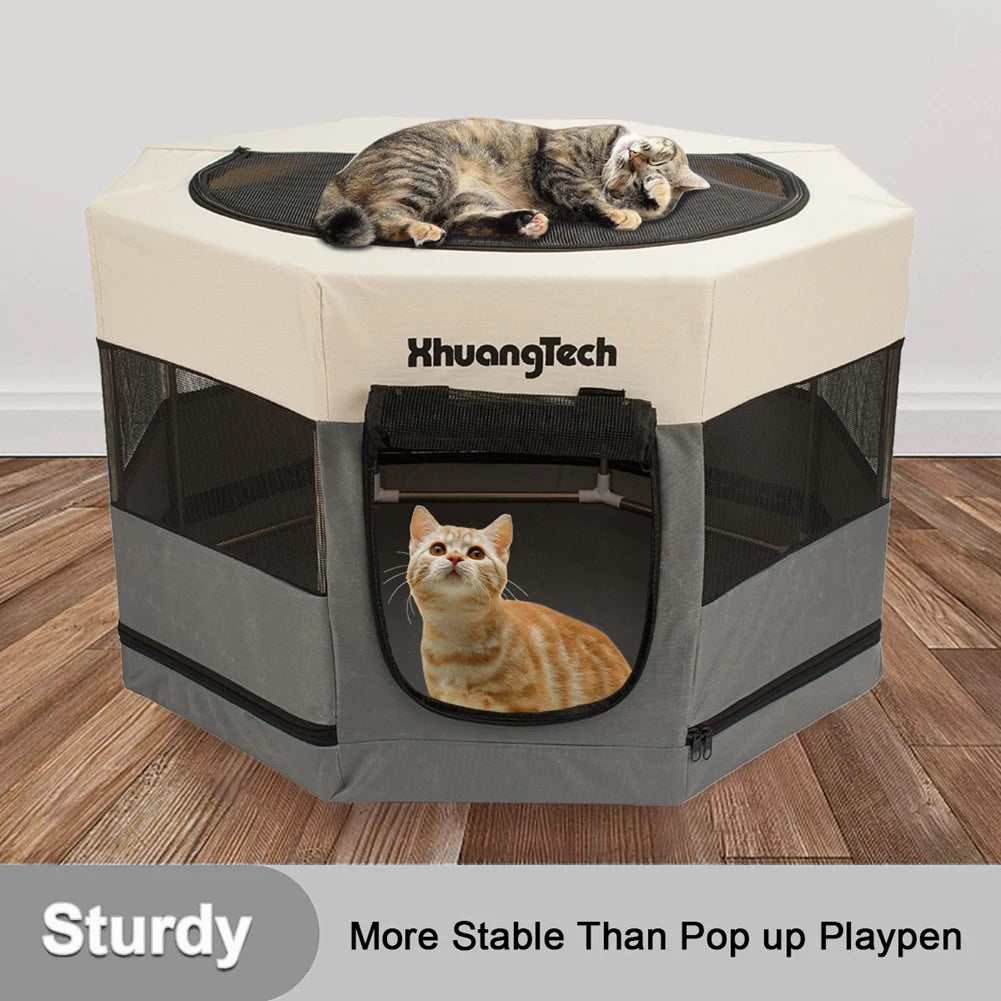 Foldable Pet Playpen - GoPoofy