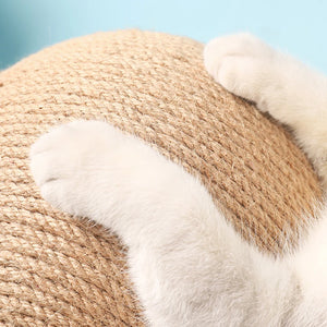 Sisal rope scratching ball board for cats