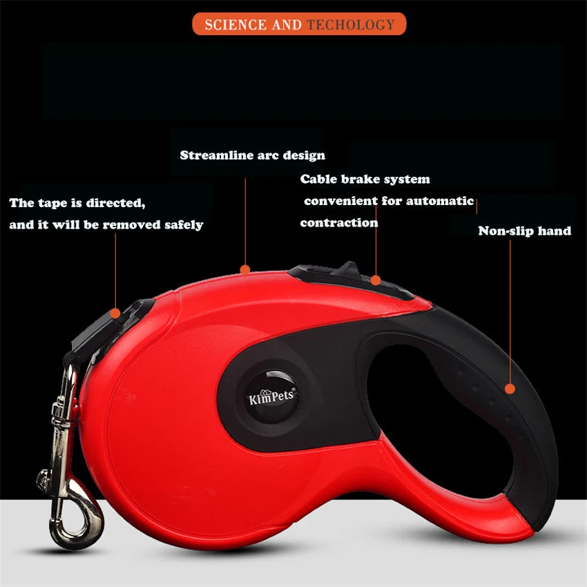 Retractable Dog Leash — Durable Extending Walking Lead