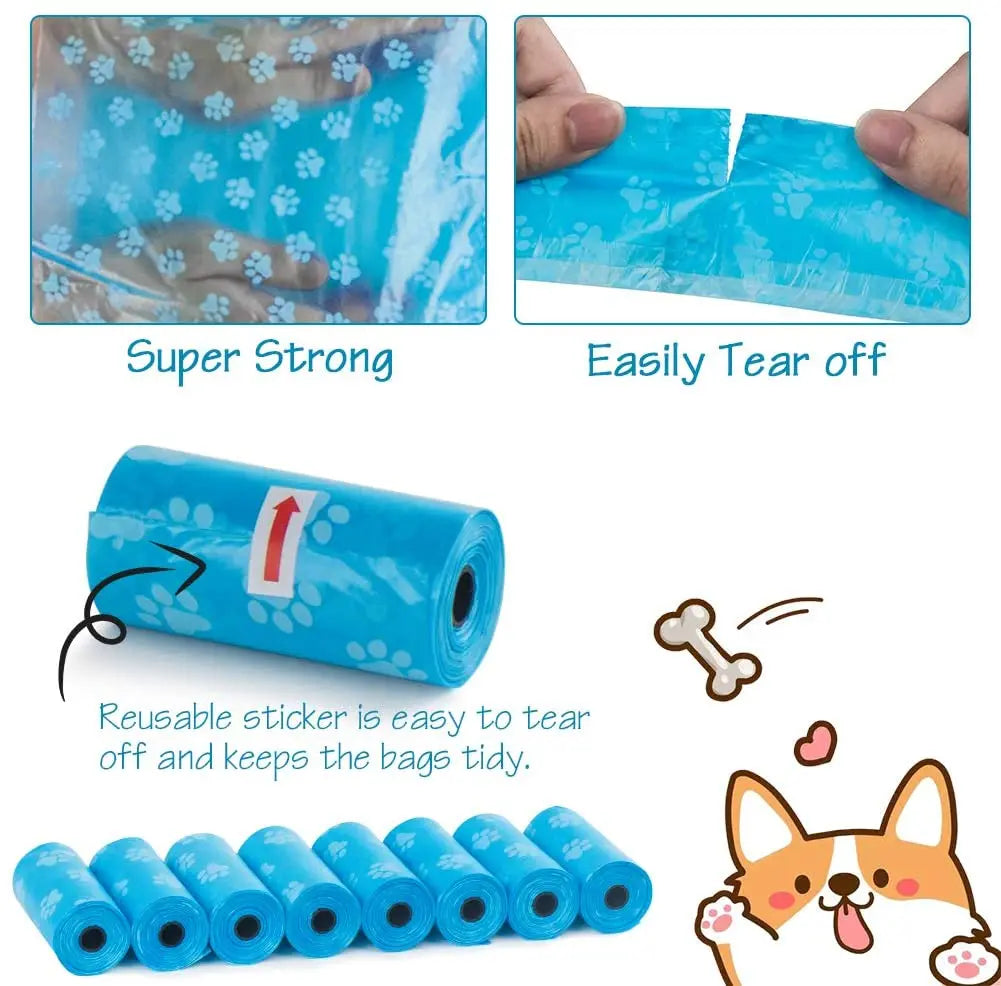 EcoPaws Waste Bags with Leash Clip - GoPoofy