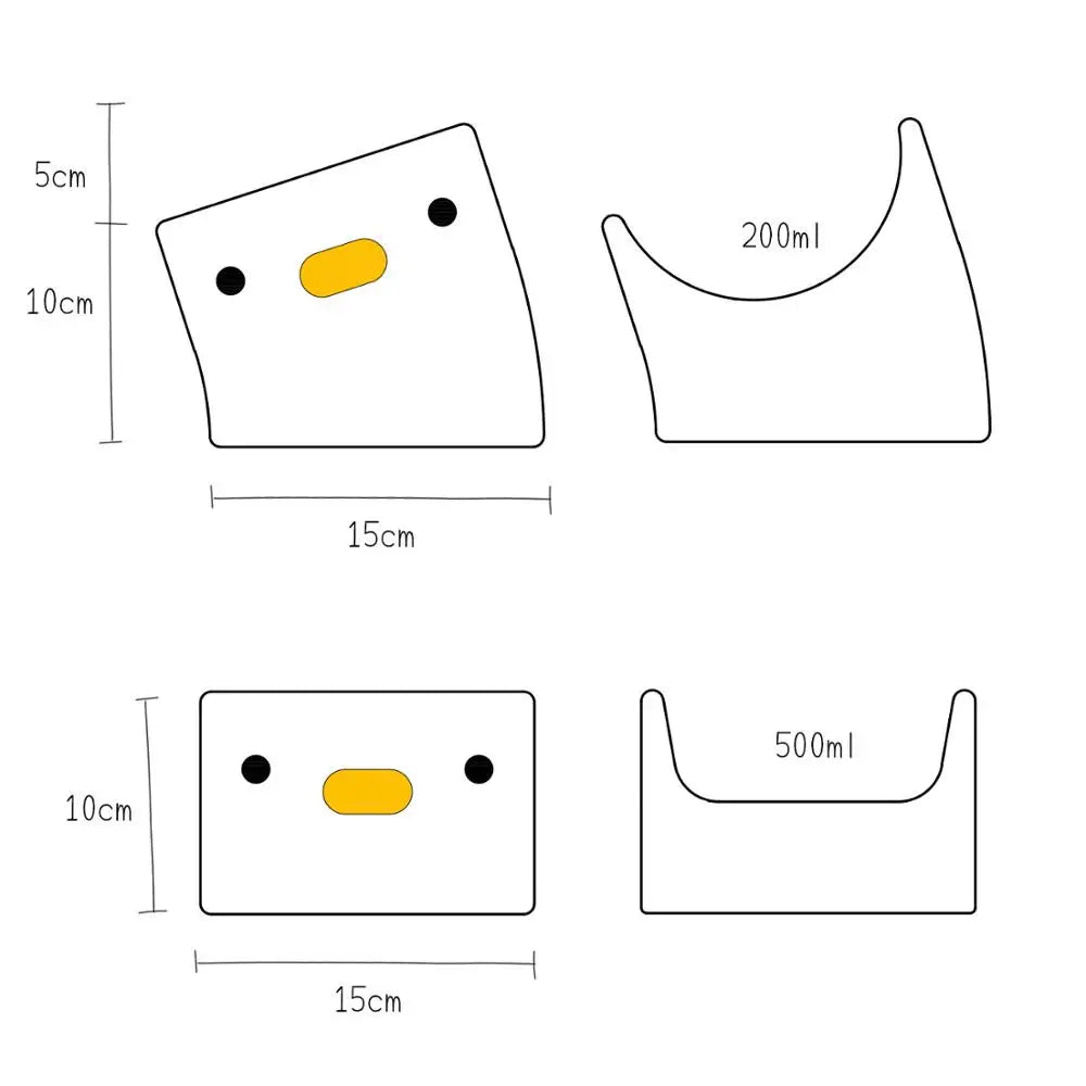 Ceramic Chick Cat & Dog Bowl - GoPoofy