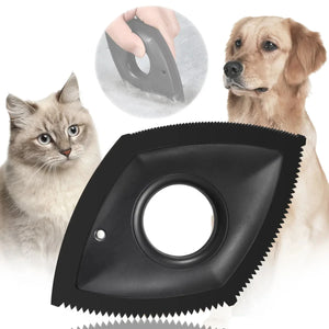 4-mode reusable pet hair remover brush for dogs and cats