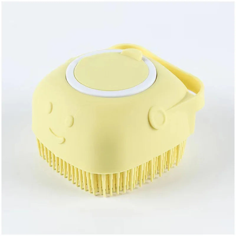 Silicone bath massage gloves for dogs and cats