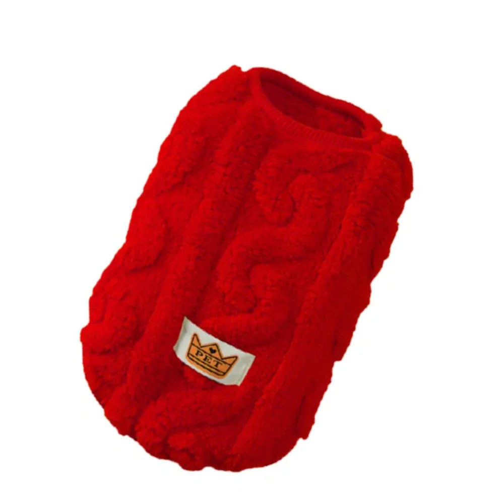 Soft fleece jumper for small dogs, cats, and puppies