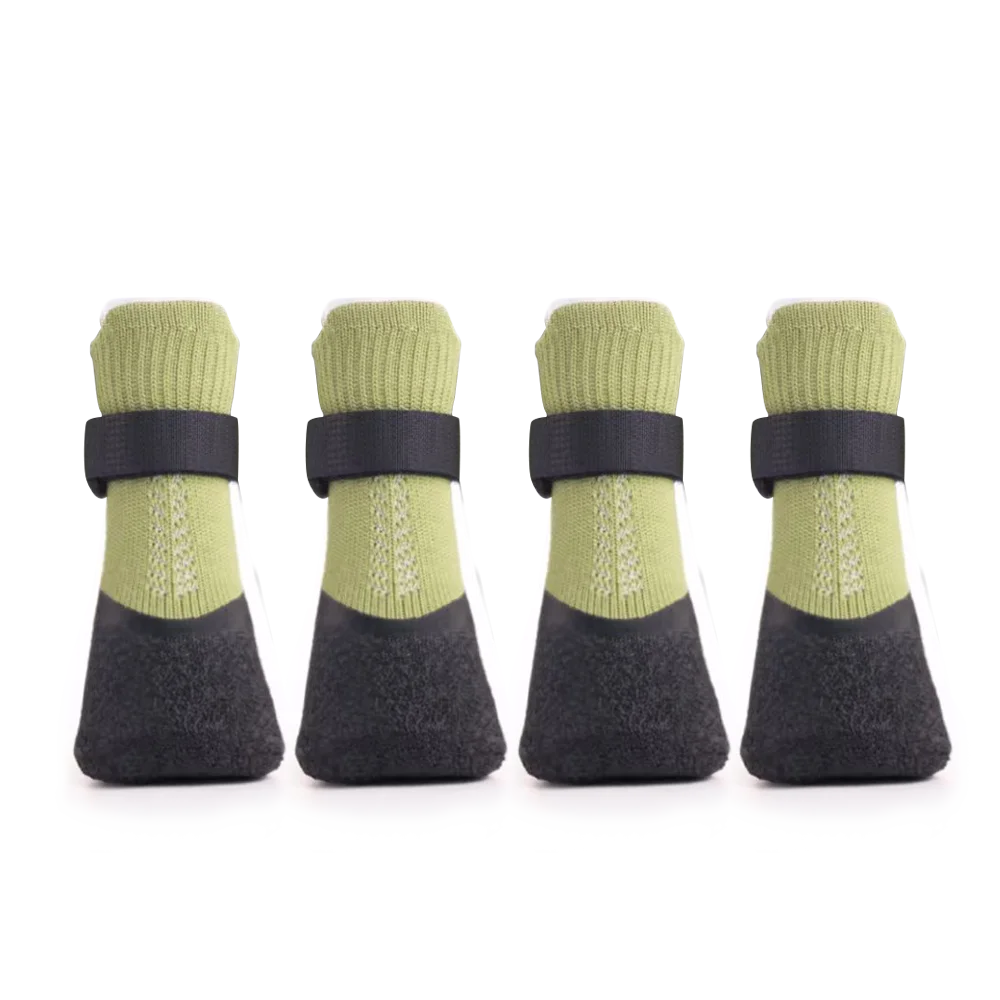 Antifreeze snow boots with soft lining for dog paw protection