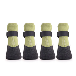 Antifreeze snow boots with soft lining for dog paw protection