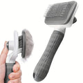 Soft-tip detangling brush for long and short-haired dogs and cats
