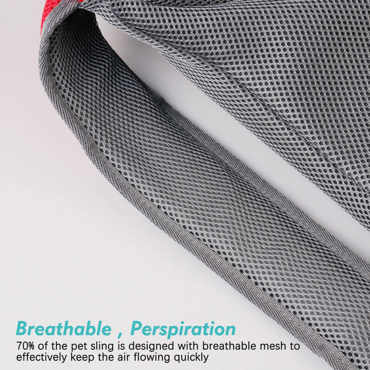 Mesh oxford sling carrier bag for small dogs