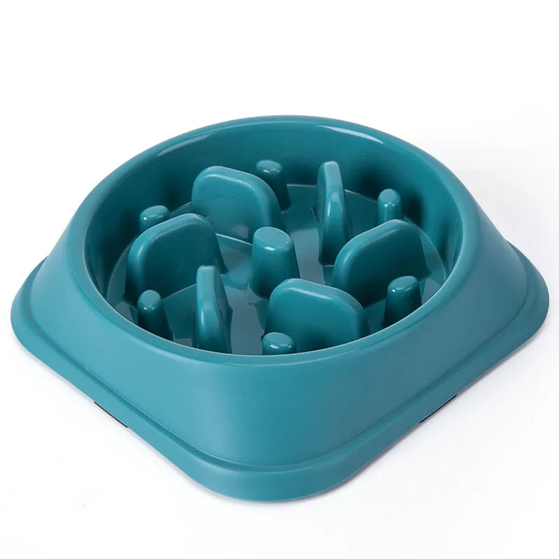 Non-slip slow feeder puzzle bowl for dogs