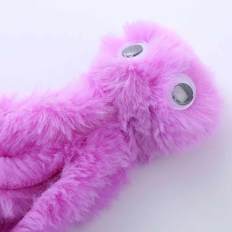 Bite-resistant plush octopus toy for cats