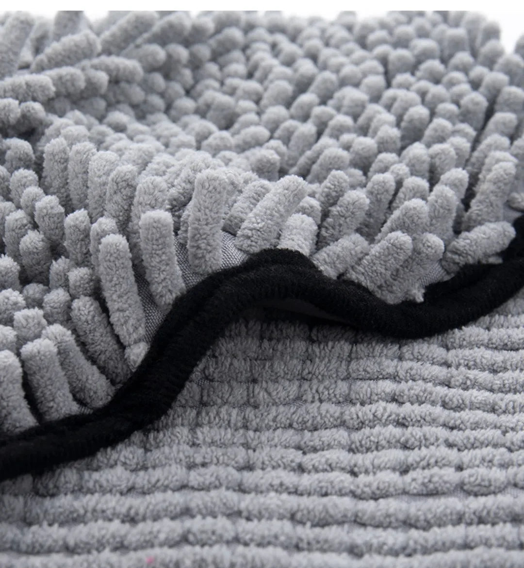 Quick-dry coral fleece bath towel for dogs and cats