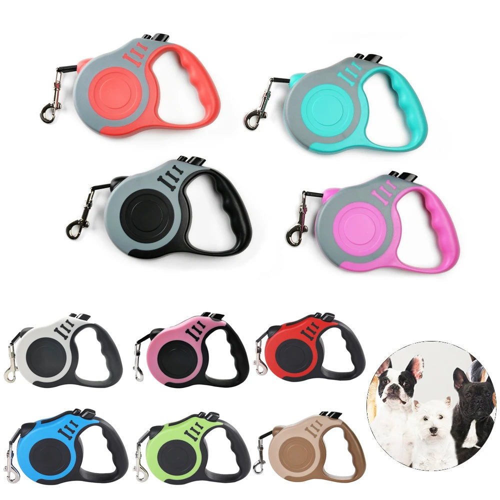 5m retractable nylon lead for dogs and cats