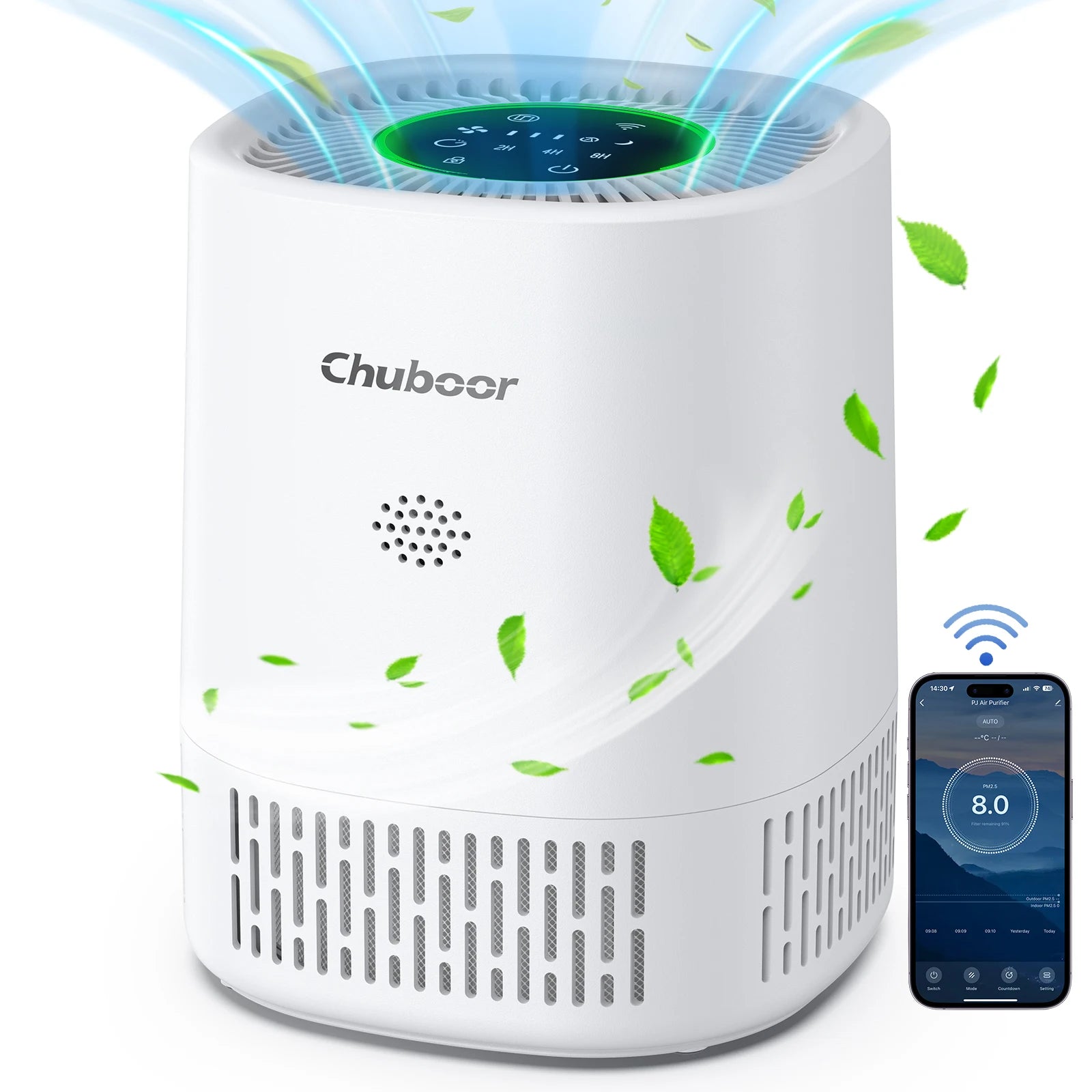 HEPA Air Purifier for Pet Hair, Dander & Odour