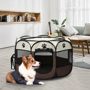 OctaPaws: Portable Pet Tent & Kennel - GoPoofy