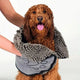 Quick-dry coral fleece bath towel for dogs and cats