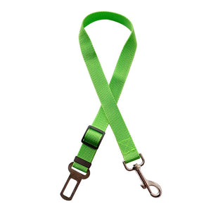 Adjustable car seat belt safety clip for dogs and cats