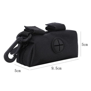 Waterproof zip-lock waste bag dispenser for dogs