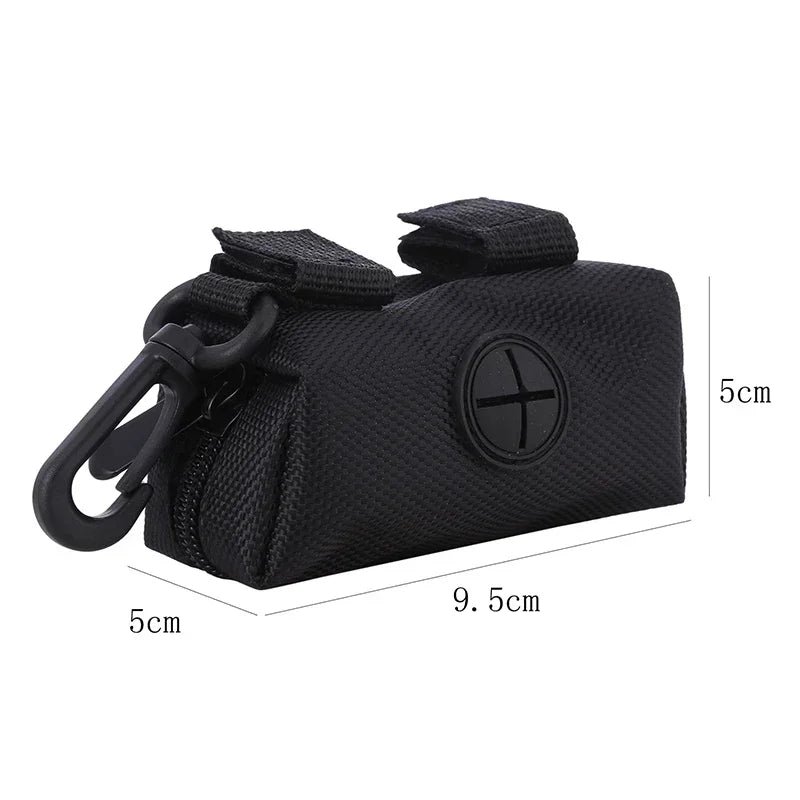 Waterproof zip-lock waste bag dispenser for dogs