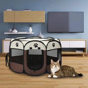 OctaPaws: Portable Pet Tent & Kennel - GoPoofy