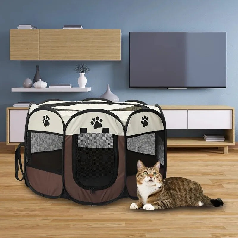OctaPaws: Portable Pet Tent & Kennel - GoPoofy