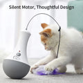 DOEL automatic feather teaser toy for interactive cat play — GoPoofy