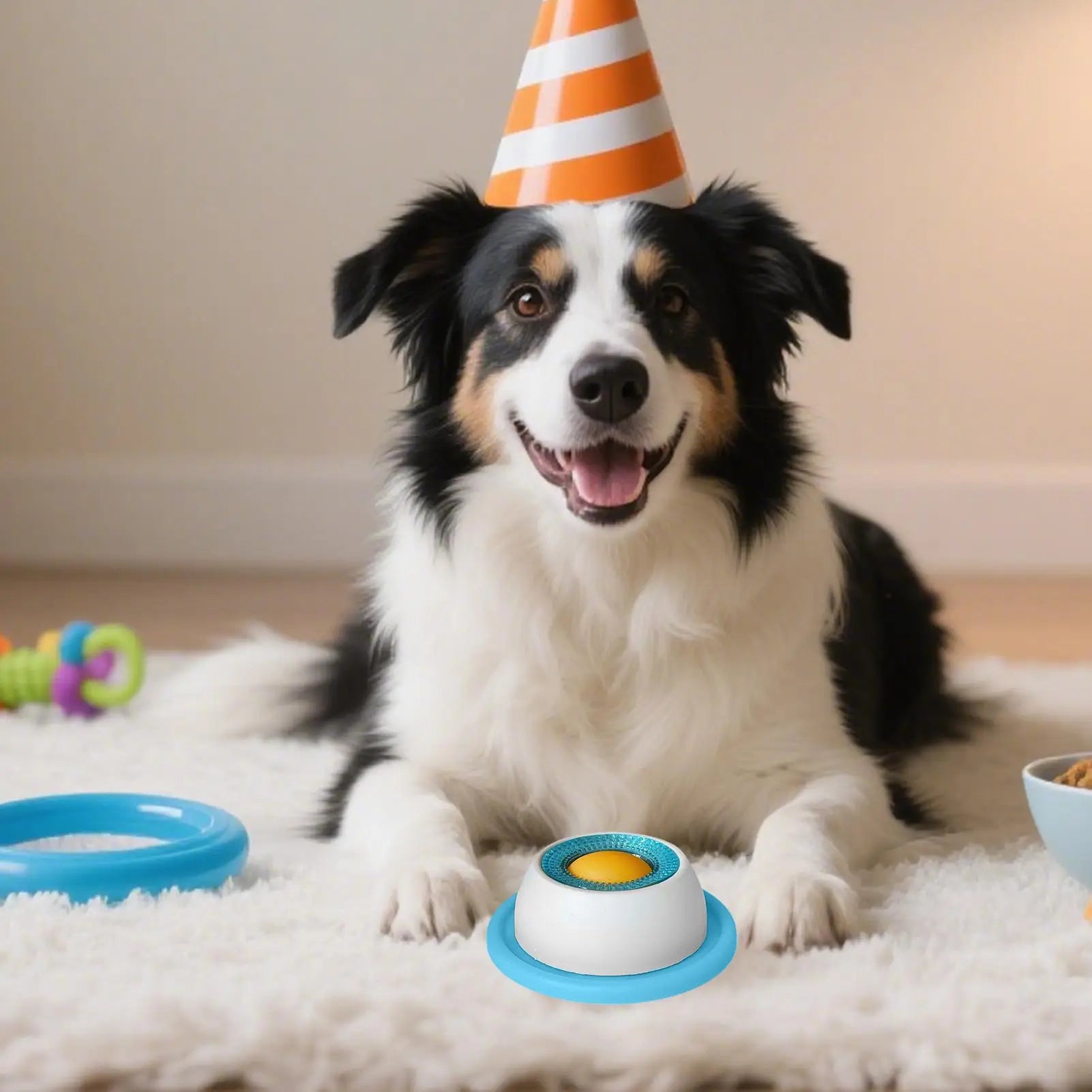 Anti-tip slow lick mat toy for dogs and cats