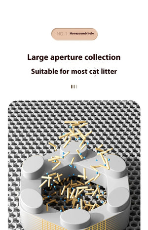 Waterproof 2-layer litter trapping mat for cats