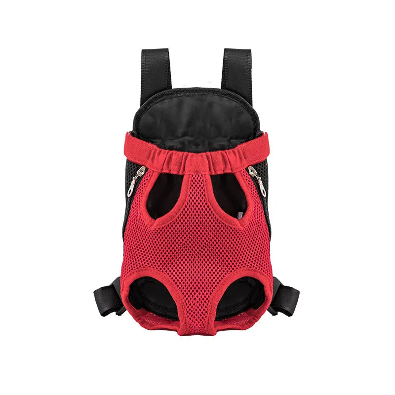 Breathable mesh pet carrier backpack for small dogs and cats