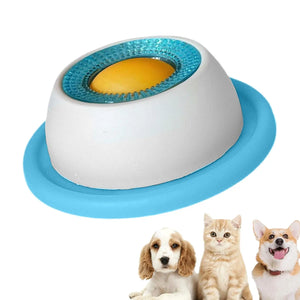 Anti-tip slow lick mat toy for dogs and cats