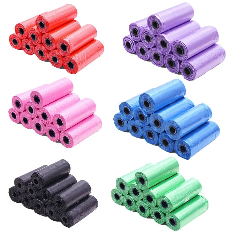 Biodegradable leak-proof waste bags for dog walks