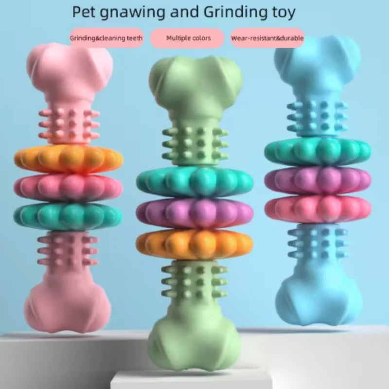 Leak-proof bite-resistant teething chew toy for dogs