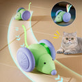 Rechargeable electric mouse toy with obstacle avoidance for cats
