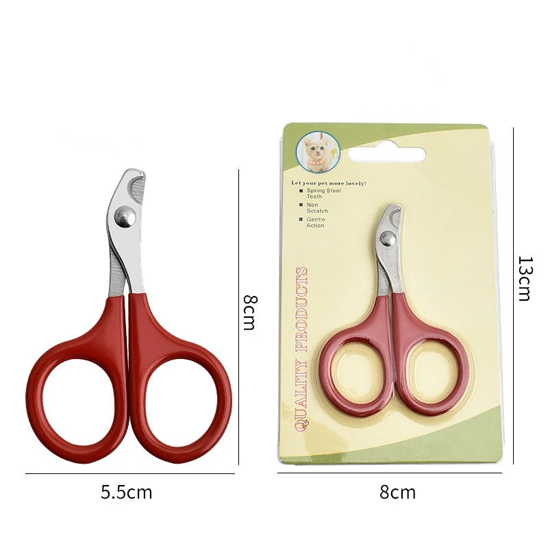 Nail clippers and trimmer for cats, dogs, and small pets