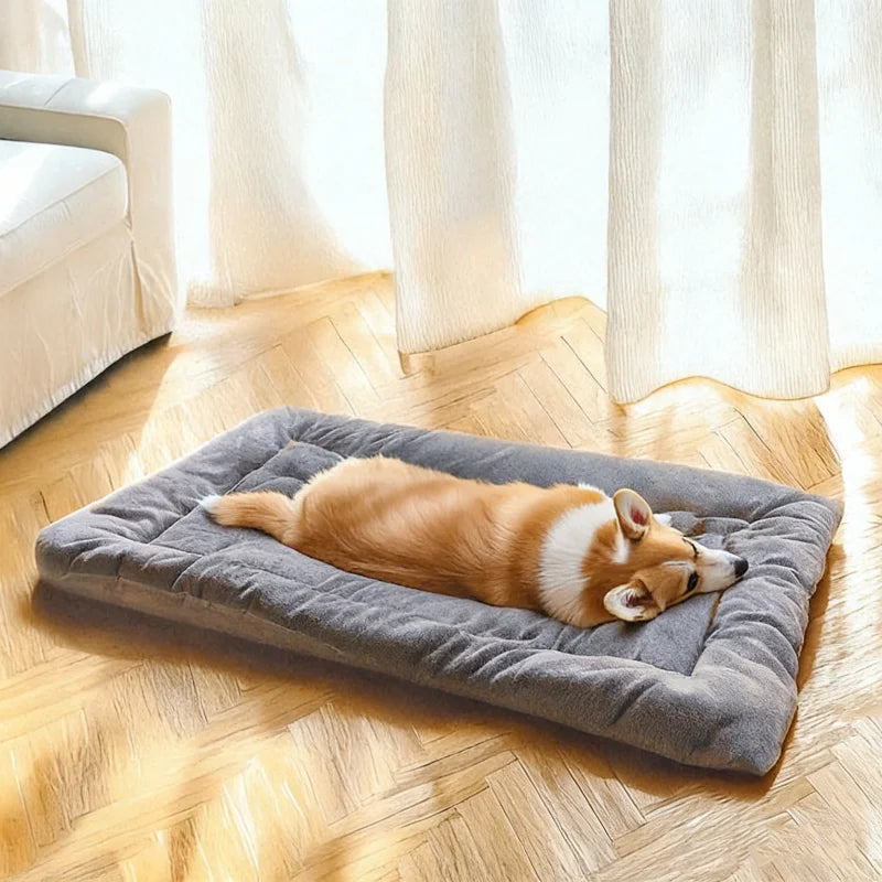Extra large plush dog bed sofa for small to large dogs