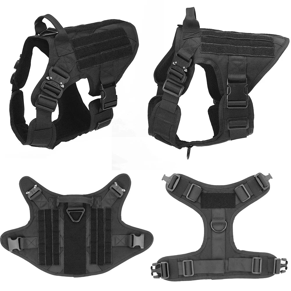 TactiGear Military Dog Harness & Leash Set - GoPoofy