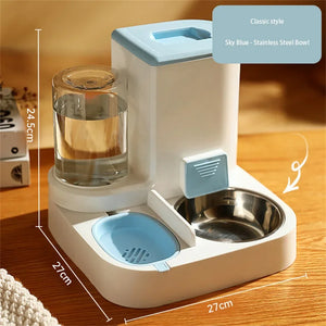 Auto Pet Feeder with Drinking Fountain - GoPoofy
