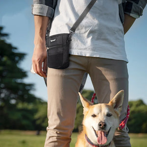 Portable training treat waist bag for dogs
