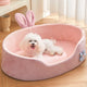 Detachable washable pet bed for dogs and cats, soft and warm for all seasons