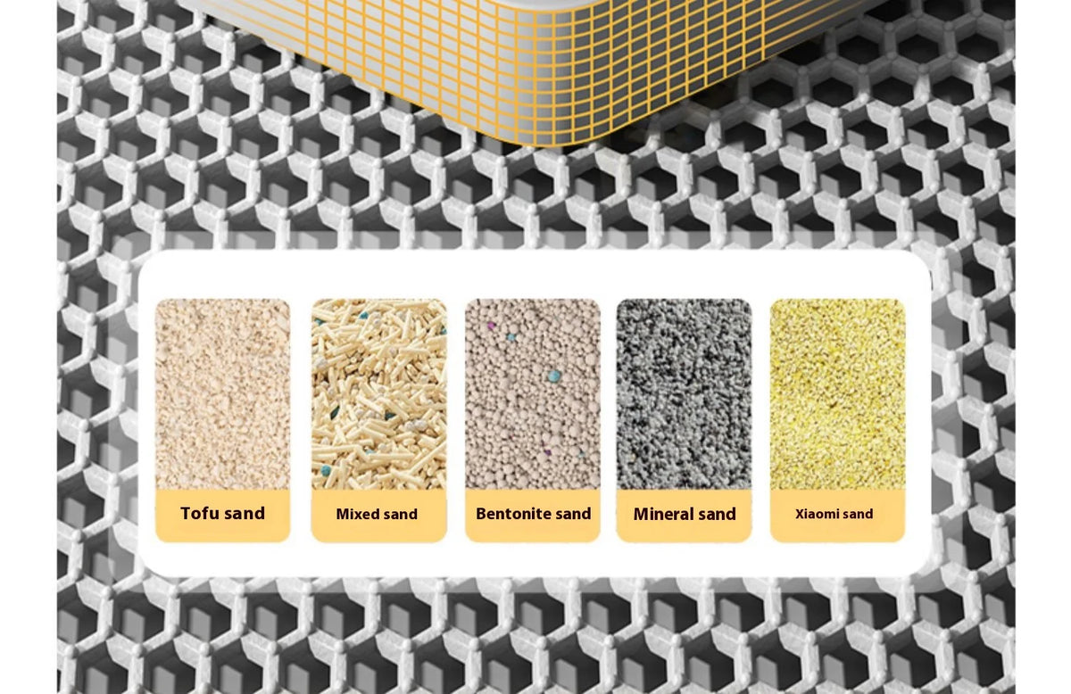 Waterproof 2-layer litter trapping mat for cats