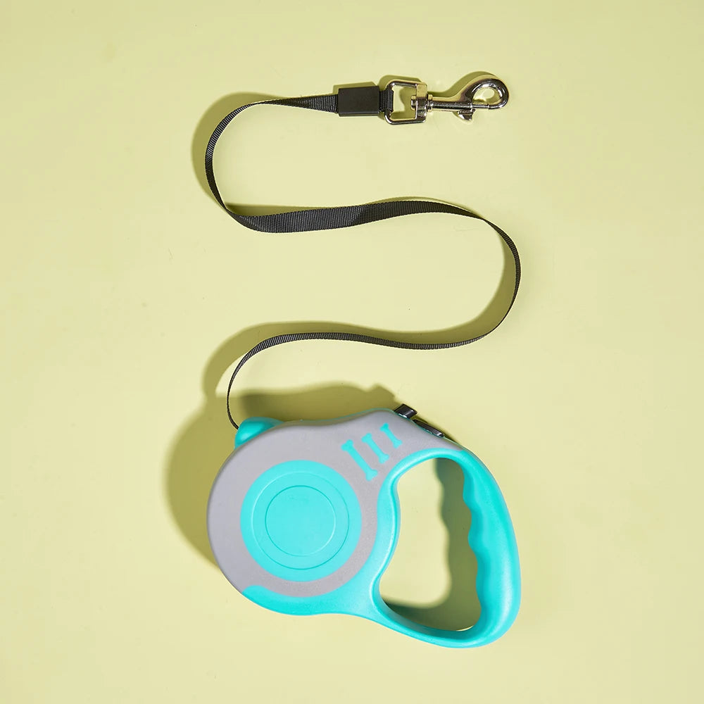 5m retractable nylon lead for dogs and cats