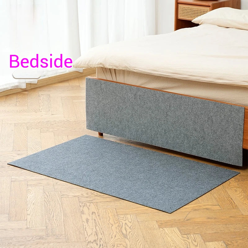 Trimmable self-adhesive scratch mat for cats to protect furniture