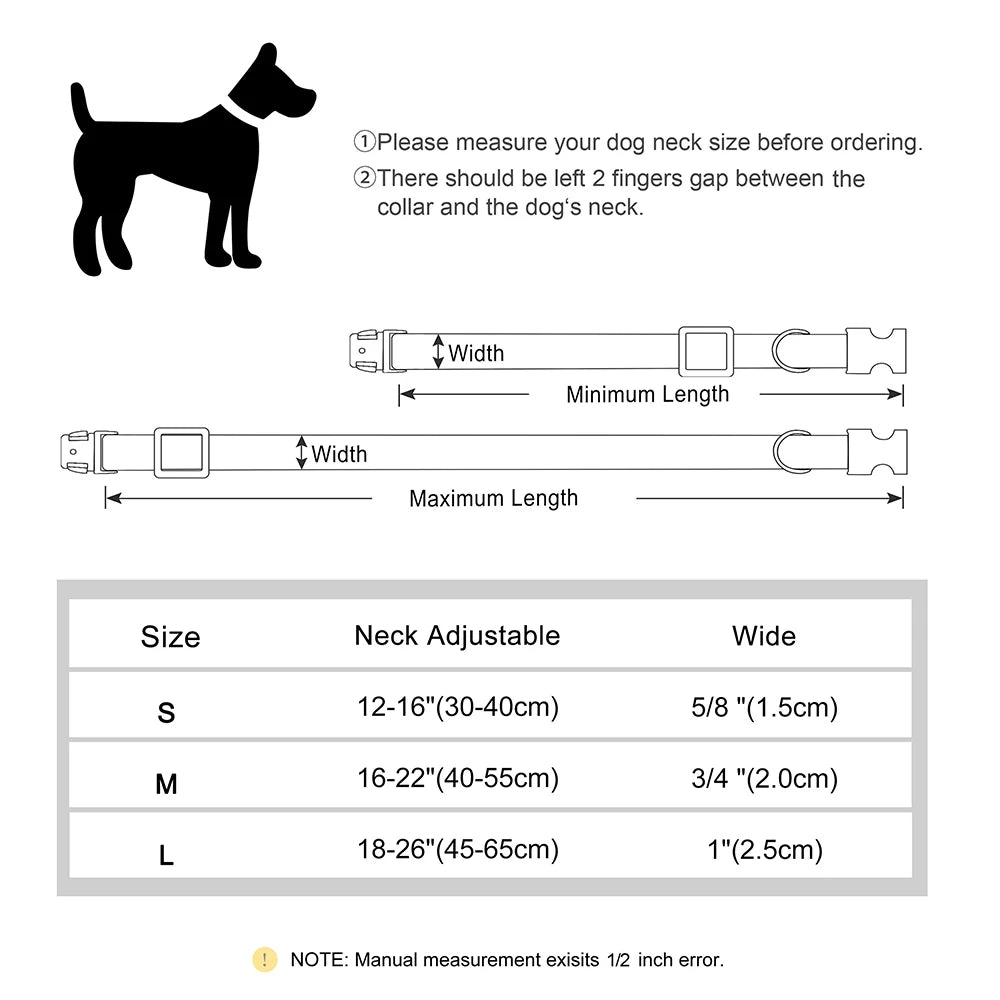 SafeGlow Personalized Dog Collar - GoPoofy