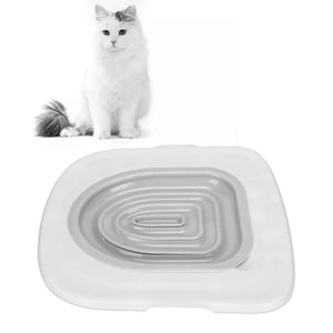 Graduated cat toilet training kit with removable trays