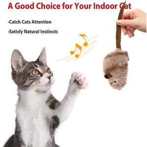 Interactive Plush Cat Toy with Sounds - GoPoofy
