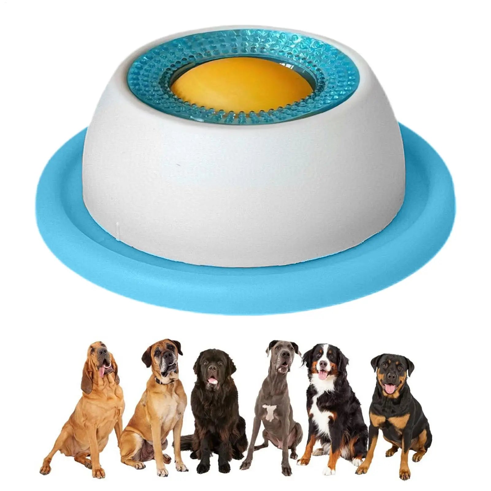 Anti-tip slow lick mat toy for dogs and cats